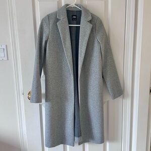 GREY ZARA COAT / SMALL